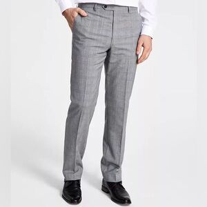 Sean John‎ NWT Men’s Black & White Plaid Classic Dress Slack Size 36 X 30